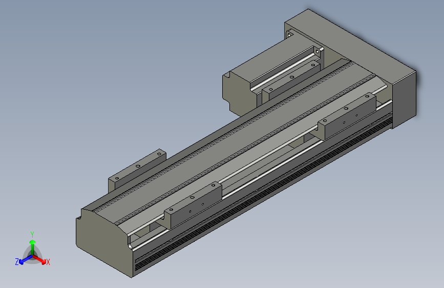 直线模组LHAT10-CA-S250-L-C3设计图纸