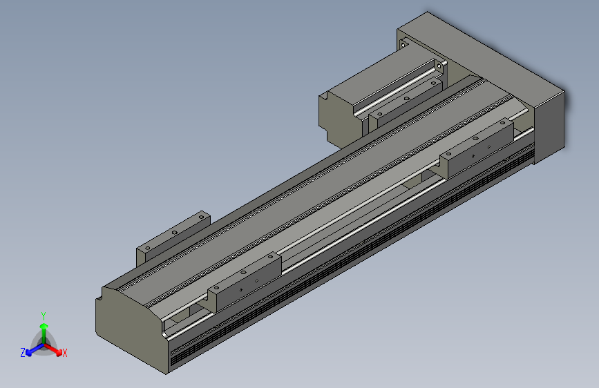 直线模组LHAT10-CA-S300-L-C3设计图纸