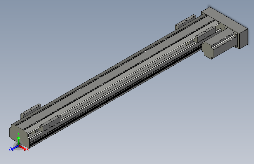 直线模组LHAT10-CA-S750-R-C3设计图纸