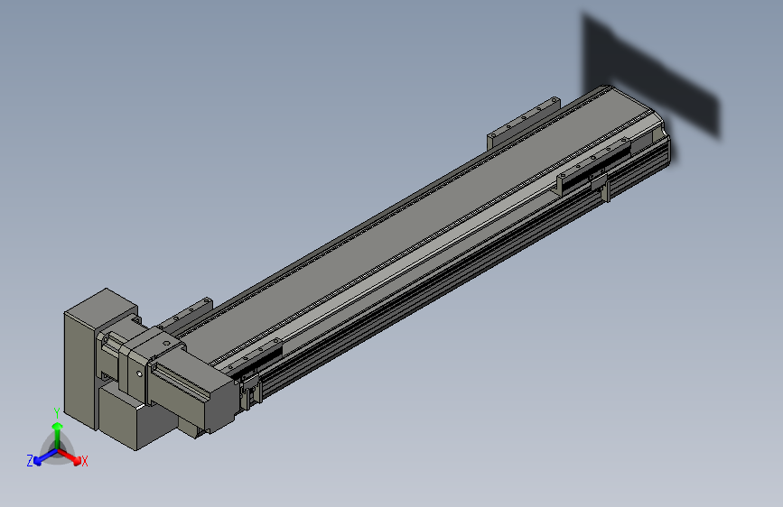 直线模组LHB17-L40-S750-LU设计图纸