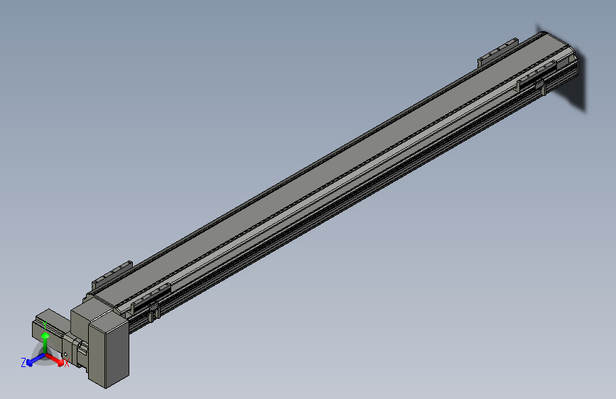 直线模组LHB17-L40-S1550-RD设计图纸