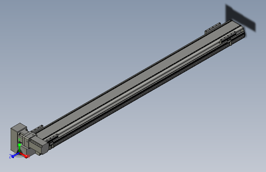 直线模组LHB17-L40-S1800-LU设计图纸