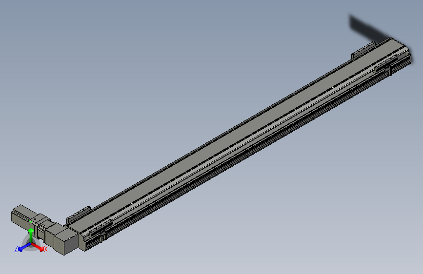 直线模组LHB17-L40-S1950-R(B)设计图纸