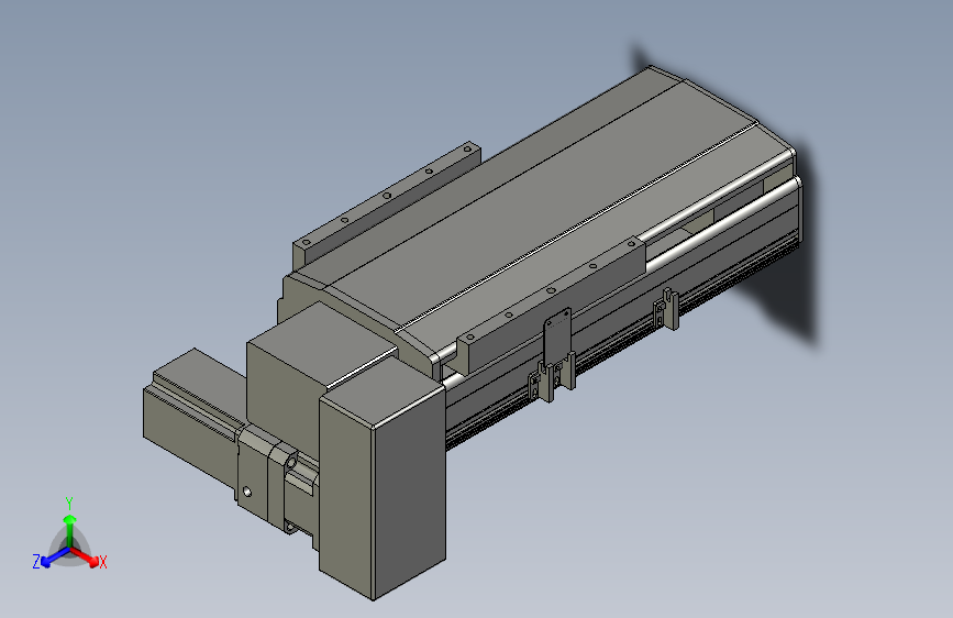 直线模组LHB21-L40-S100-RD设计图纸