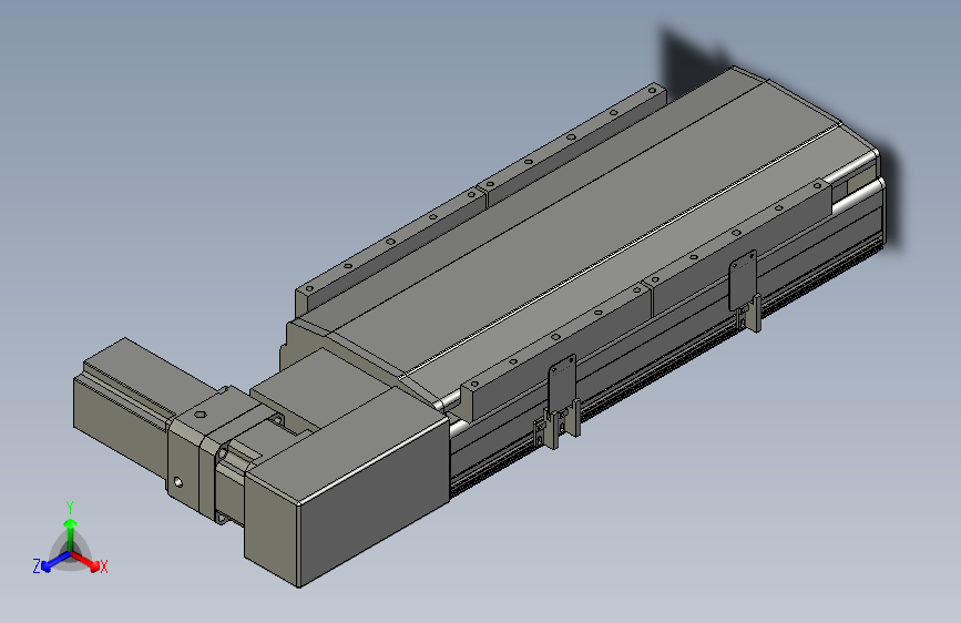 直线模组LHB21-L40-S200-BR设计图纸