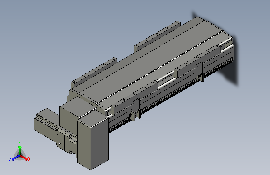 直线模组LHB21-L40-S300-RD设计图纸