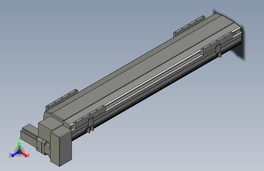 直线模组LHB21-L40-S950-RD设计图纸