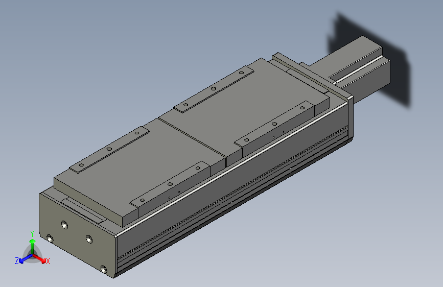 直线模组LHC17-S200-M设计图纸