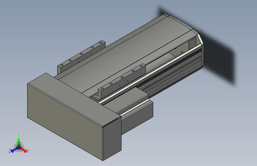 直线模组WG-LHA12-S100-L设计图纸