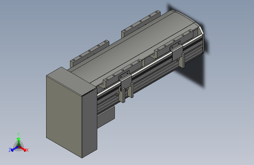 直线模组WG-LHA12-S150-D设计图纸