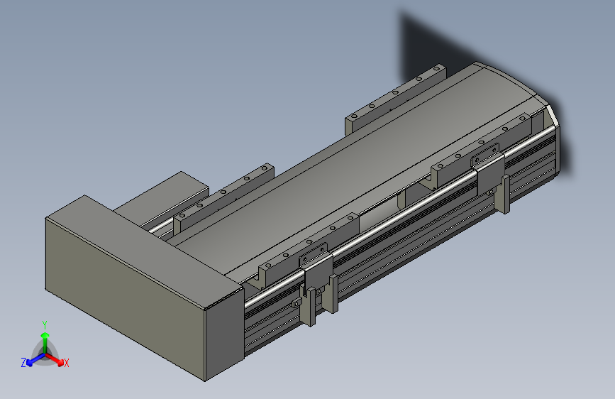 直线模组WG-LHA12-S200-R设计图纸