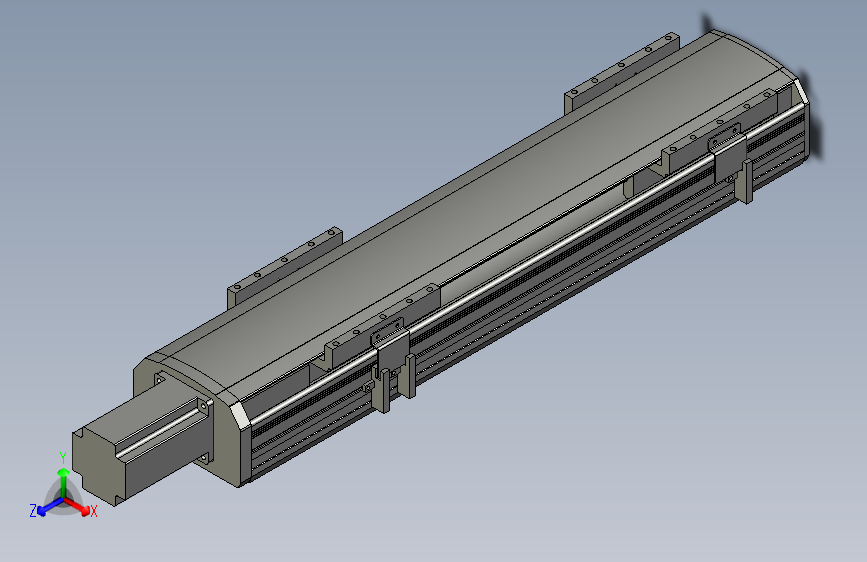 直线模组WG-LHA12-S350-M设计图纸