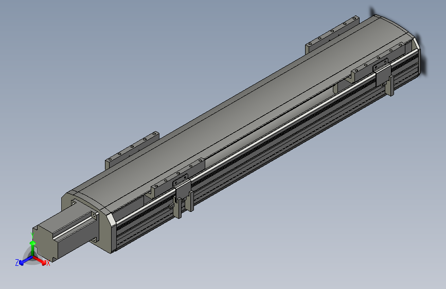 直线模组WG-LHA12-S450-M设计图纸