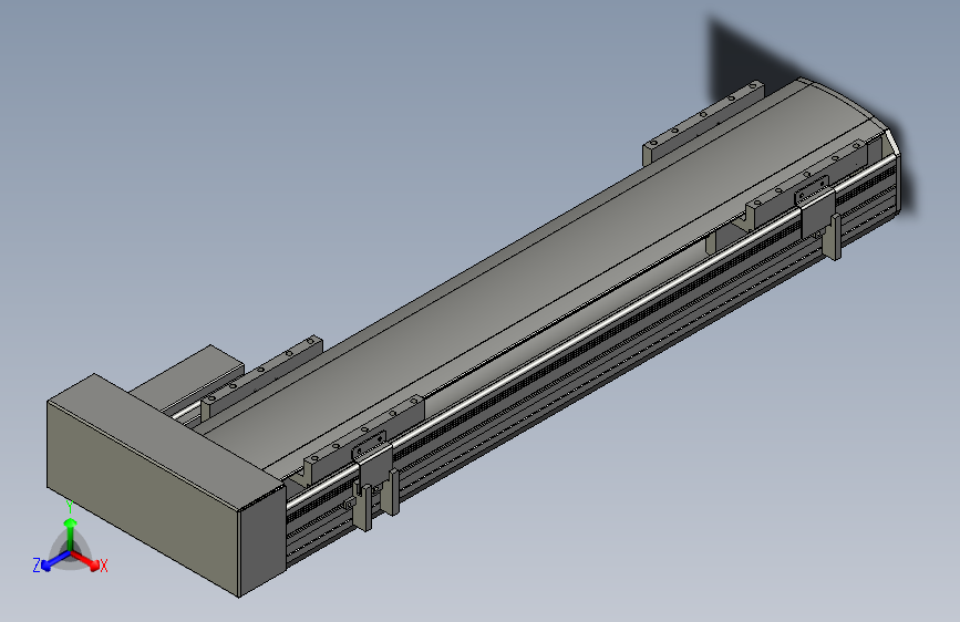 直线模组WG-LHA12-S450-R设计图纸