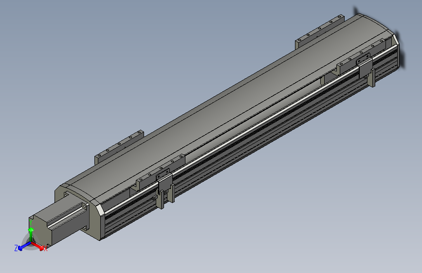 直线模组WG-LHA12-S500-M设计图纸