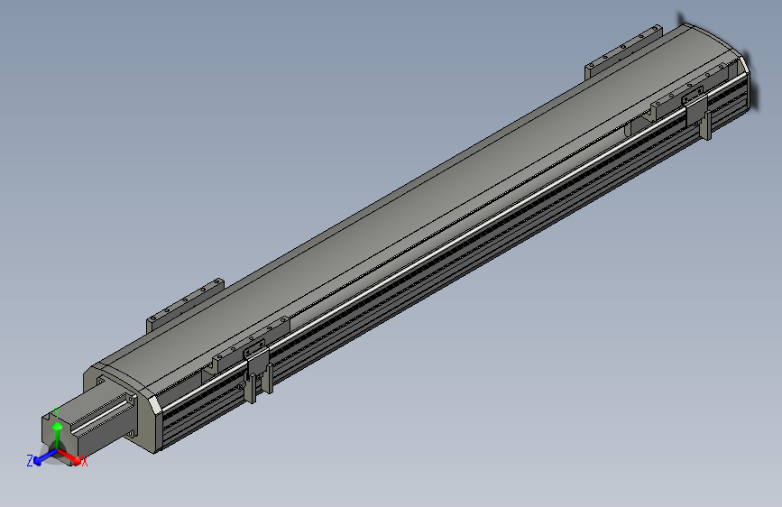 直线模组WG-LHA12-S700-M设计图纸
