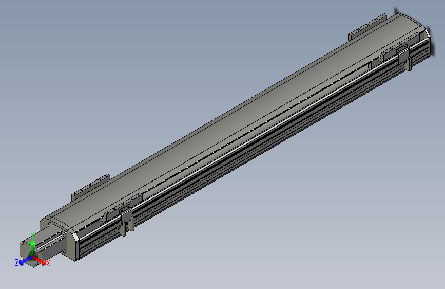 直线模组WG-LHA12-S900-M设计图纸