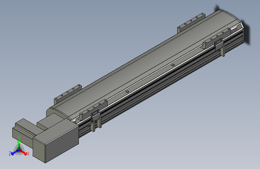 直线模组WG-LHB12-S500-BR设计图纸
