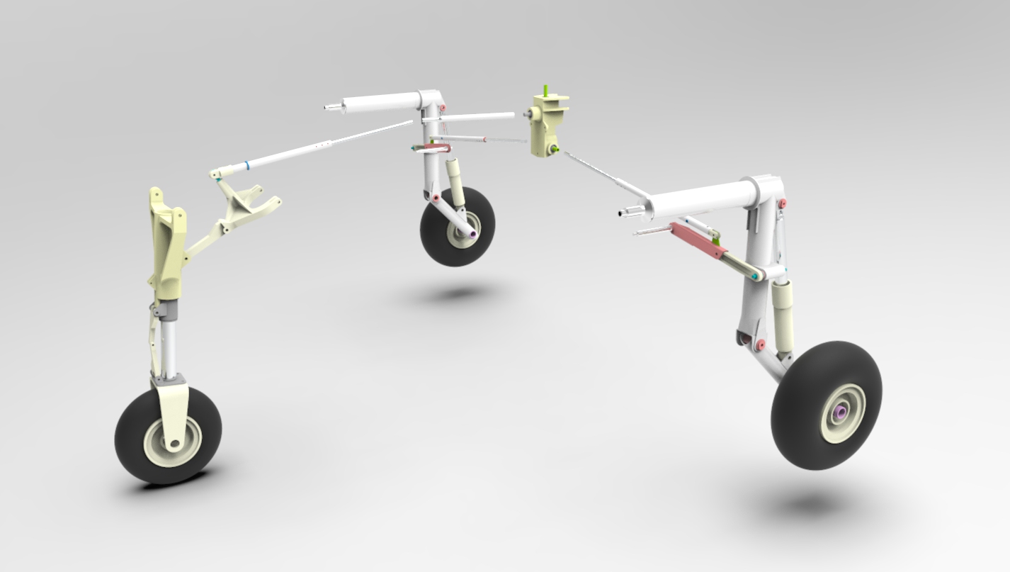 法尔科f8起落架总成