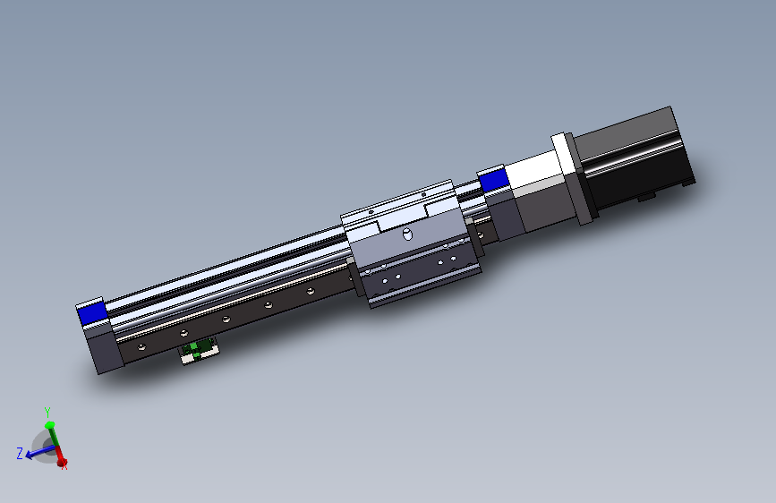 电动滑台模组SRW45直连模型