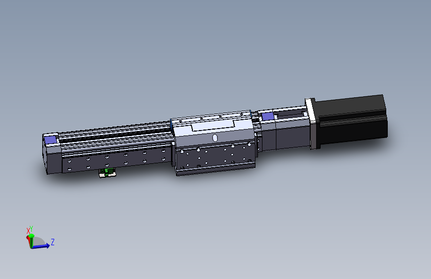 电动滑台模组SRW64直连模型