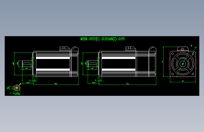 电机MS5H-80ST-CSorCM03230-21P0-S01orS02