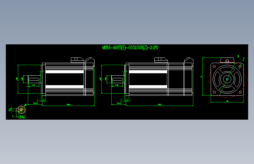 电机MS5S-80ST-CSorCM03230-21P0-S01orS02