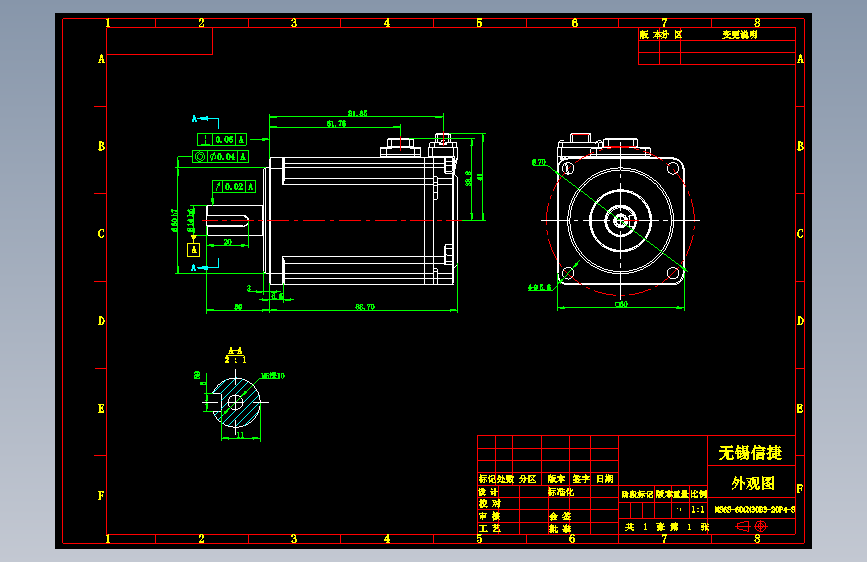 电机MS6S-60CN30B3-20P4-S.DWG