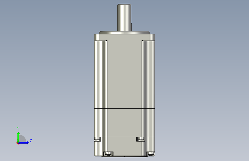 电机MS6S-60TH30BZ3-20P4.STEP 左侧视图