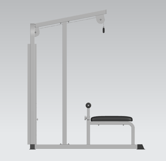 健身房高低拉健身器