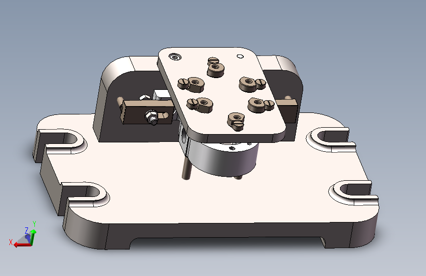 齿轮泵体---钻孔M8夹具设计（3种方案）