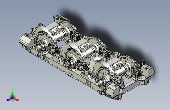 HXD3电力机车转向架SW模型