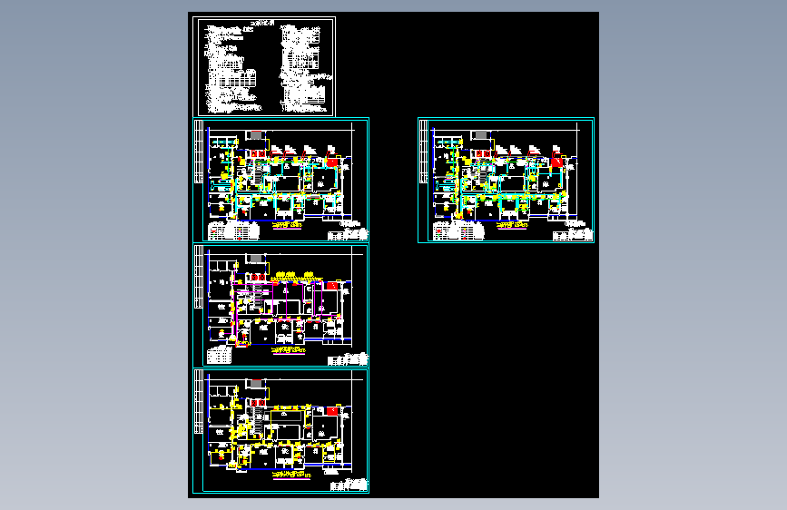 佛山某科技电子办公楼空调设计图