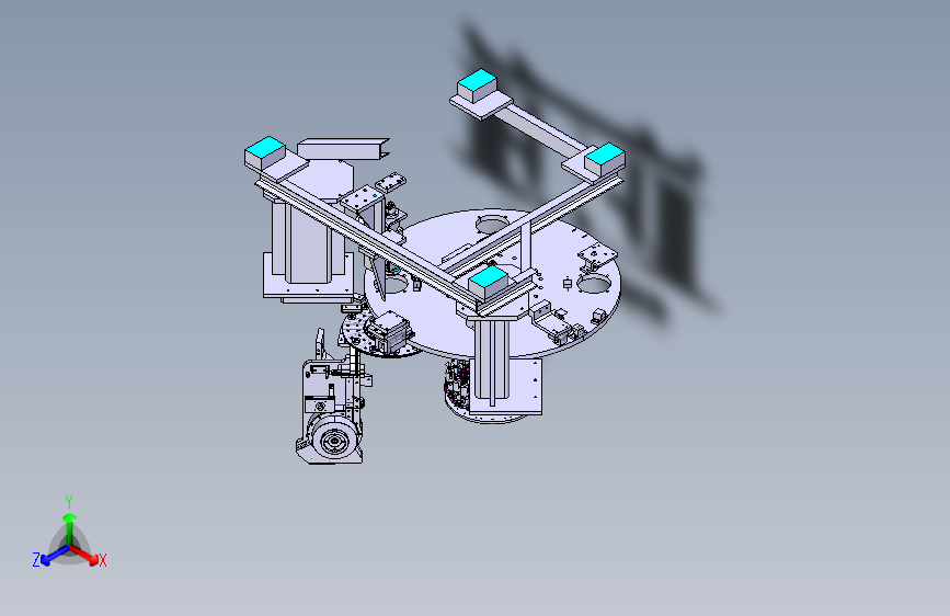 离合器传动盘铆摩擦片工作台设计