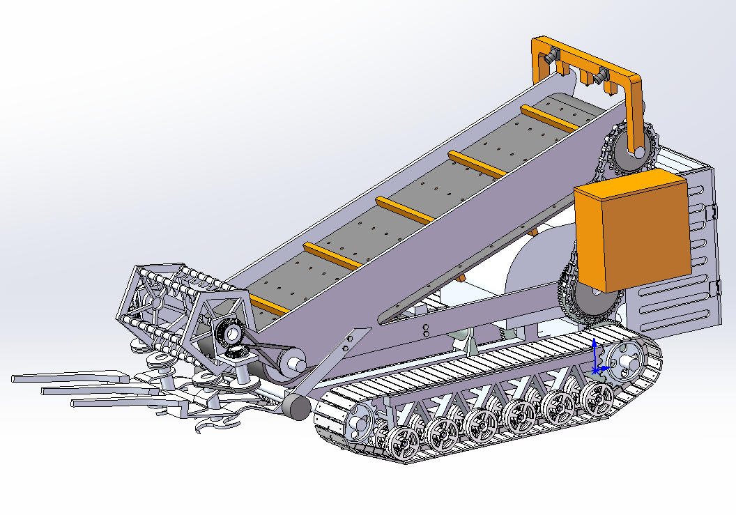叶类蔬菜收割机