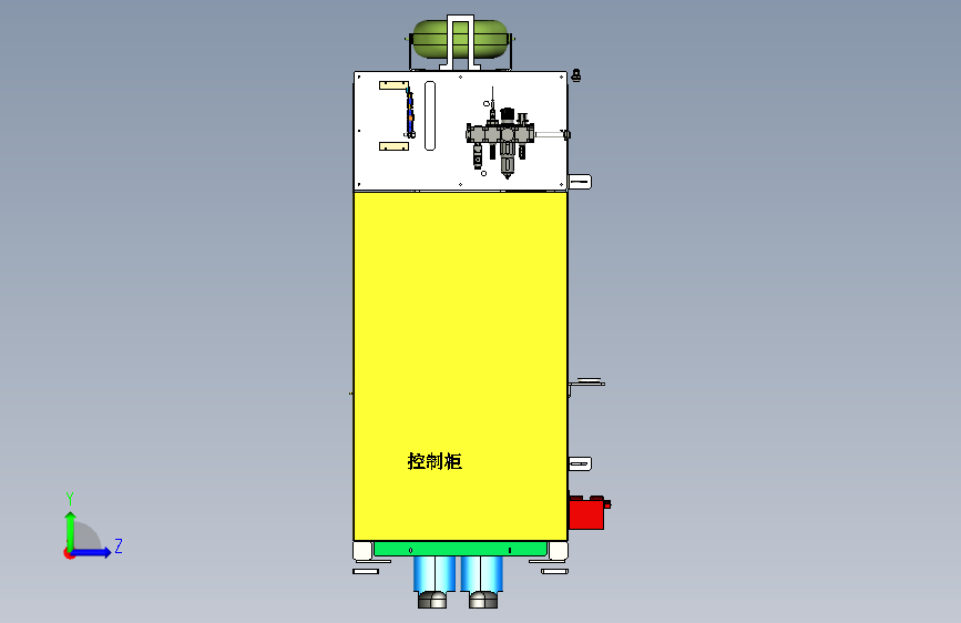 电压调中 左侧视图