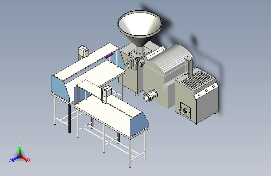 香肠生产设备设计模型