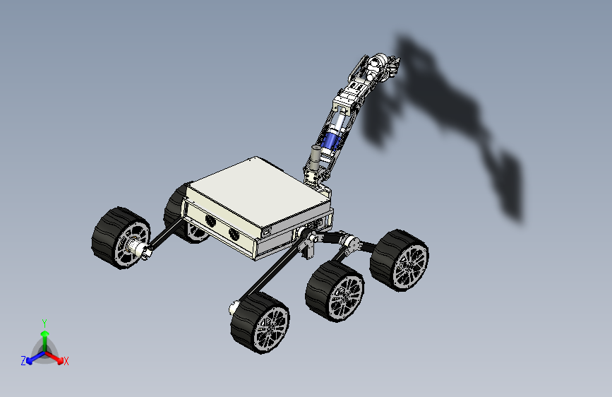 Team Anveshak Rover火星车_STEP _模型图纸下载 – 懒石网