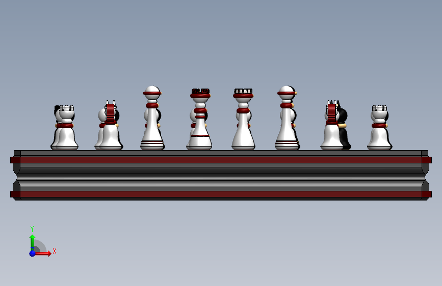 象棋14 正面视图