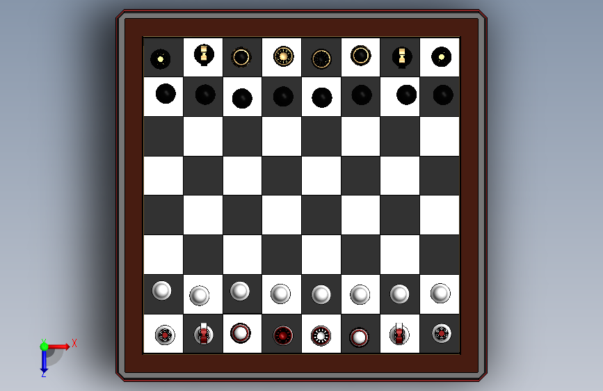 象棋14 俯视图
