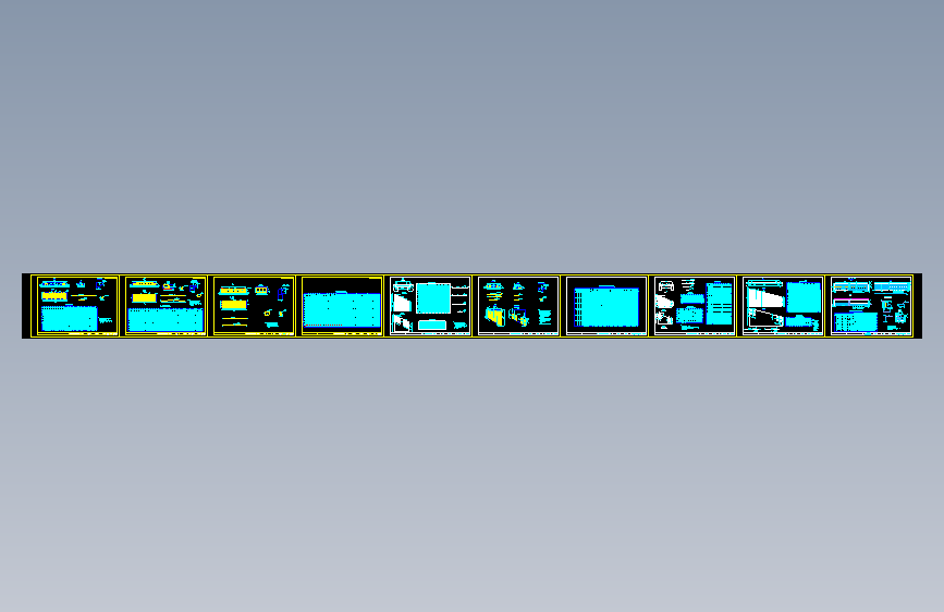一级公路多跨径正交斜交盖板涵设计CAD图