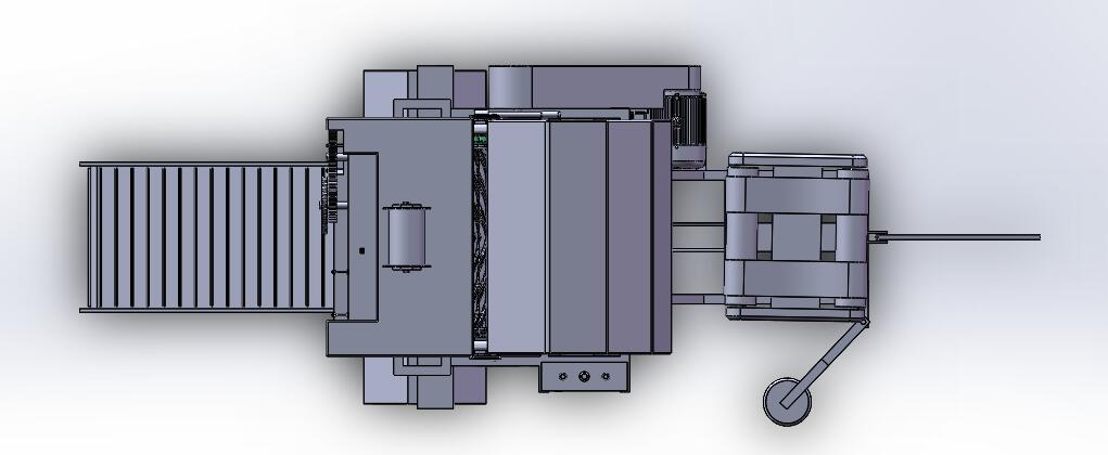 牧草打捆包膜机三维+二维图