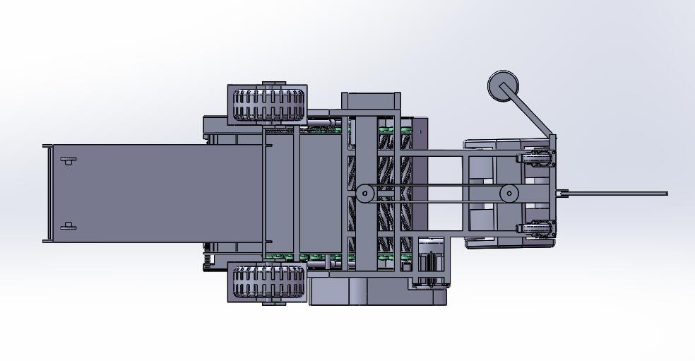 牧草打捆包膜机三维+二维图