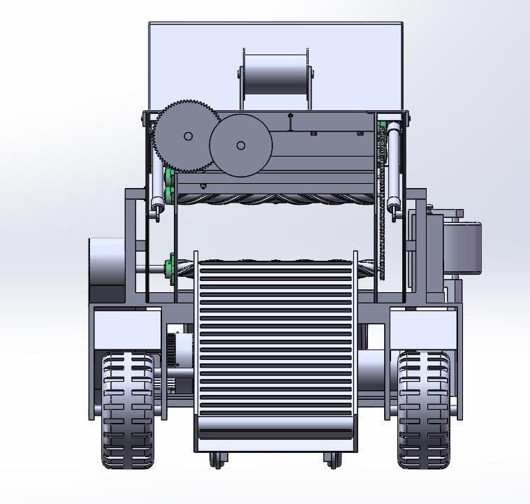 牧草打捆包膜机三维+二维图