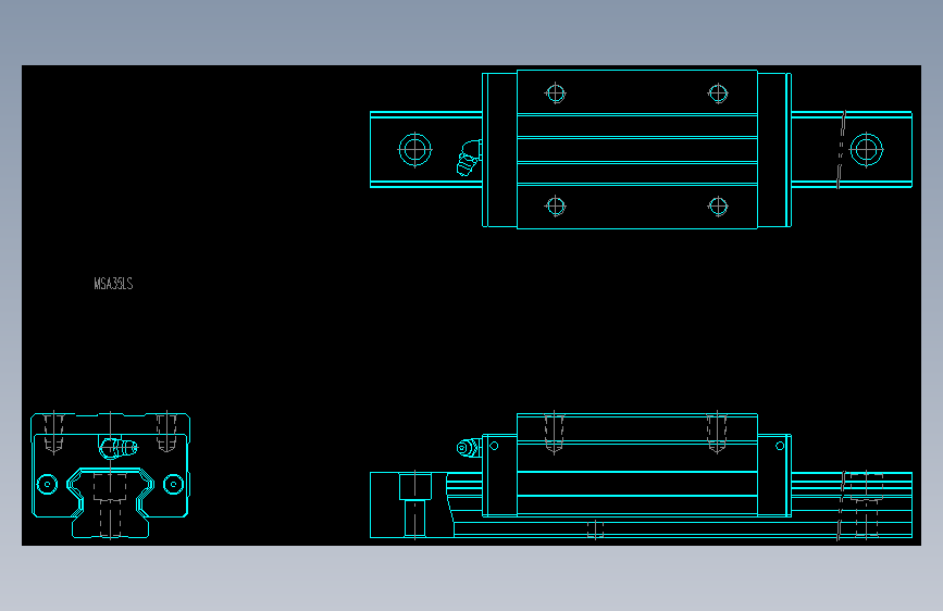 银泰PMI-MSA35LS.dxf 主视图