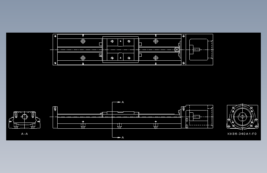 上银KK直线模组-KK86-340A1-F0.dxf