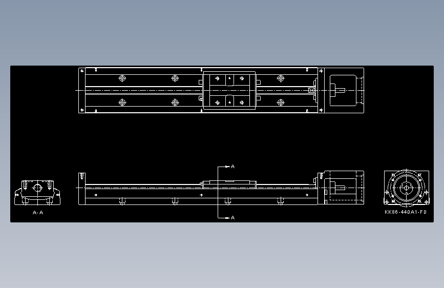 上银KK直线模组-KK86-440A1-F0.dxf