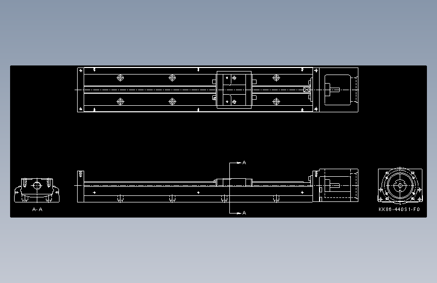 上银KK直线模组-KK86-440S1-F0.dxf