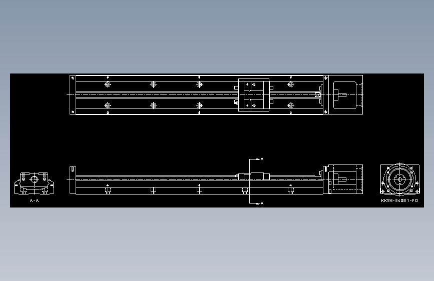上银KK直线模组-KK86-540S1-F0.dxf