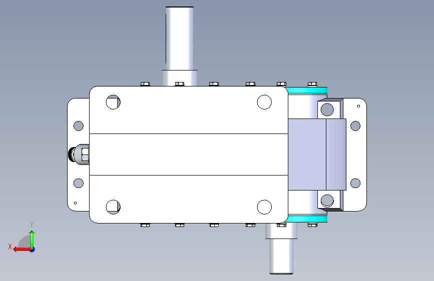 带正齿轮的齿轮箱